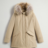 WOOLRICH Arctic Parka in Ramar Cloth con pelliccia removibile