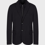 Giacca in jersey stretch con pettorina 6L1GL0 1JGXZ 0920 EMPORIO ARMANI Blue navy 