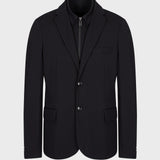 Giacca in jersey stretch con pettorina 6L1GL0 1JGXZ 0920 EMPORIO ARMANI Blue navy 