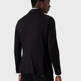 Giacca in jersey stretch con pettorina 6L1GL0 1JGXZ 0920 EMPORIO ARMANI Blue navy 