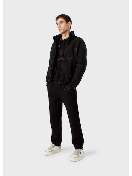 Jogger in felpa 6L1P6T 1JV9Z 0999 EMPORIO ARMANI Black 
