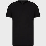 T-shirt in viscosa stretch 8N1T24 1JTZZ 0999 EMPORIO ARMANI Black 