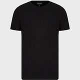 T-shirt in viscosa stretch 8N1T24 1JTZZ 0999 EMPORIO ARMANI Black 