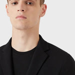 T-shirt in viscosa stretch 8N1T24 1JTZZ 0999 EMPORIO ARMANI Black 