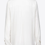 Camicia misto seta con taschini 1G187Z8889 Z05 PINKO White 