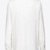 Camicia misto seta con taschini 1G187Z8889 Z05 PINKO White 