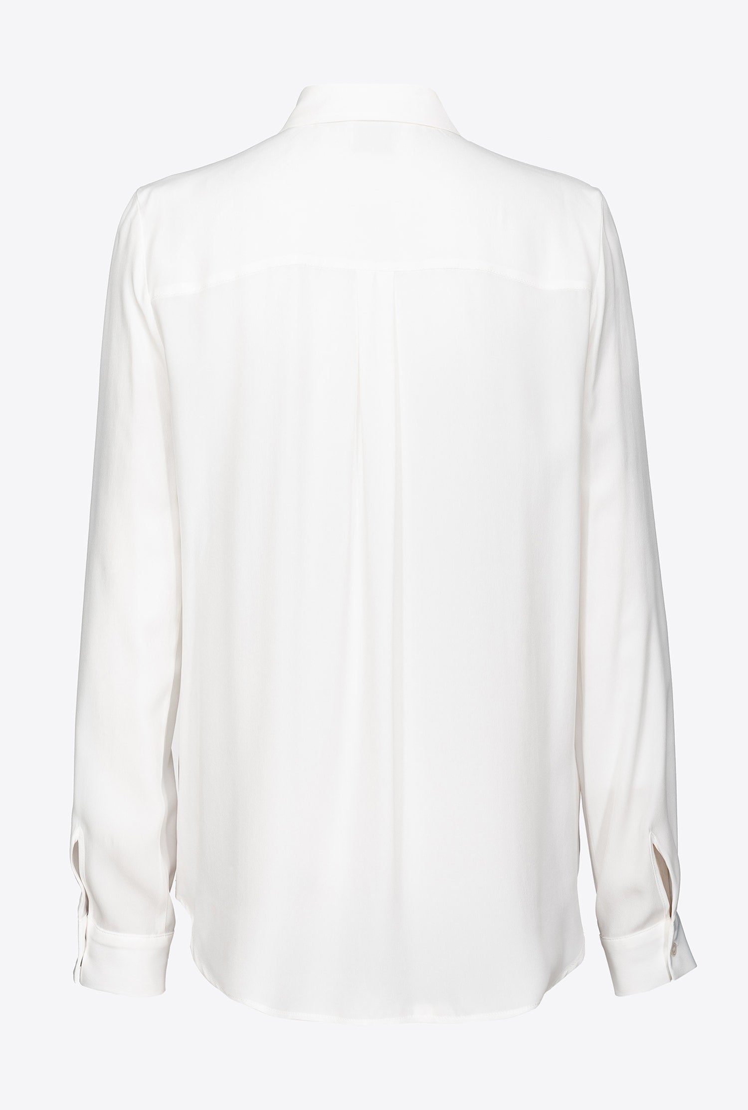 Camicia misto seta con taschini 1G187Z8889 Z05 PINKO White 