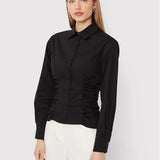 Camicia popeline con arricciatura 1G18CGY817 Z99 PINKO Black 