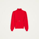 Maglia seamless con morsetto Oval T 222TT3191 00456 TWIN SET Papavero 