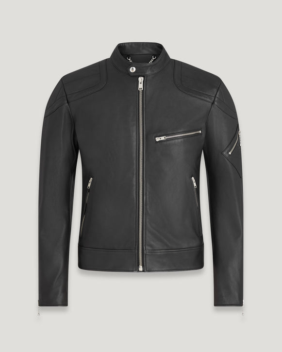 Biker in pelle 104761 T RACER JACKET BLACK BELSTAFF Black 
