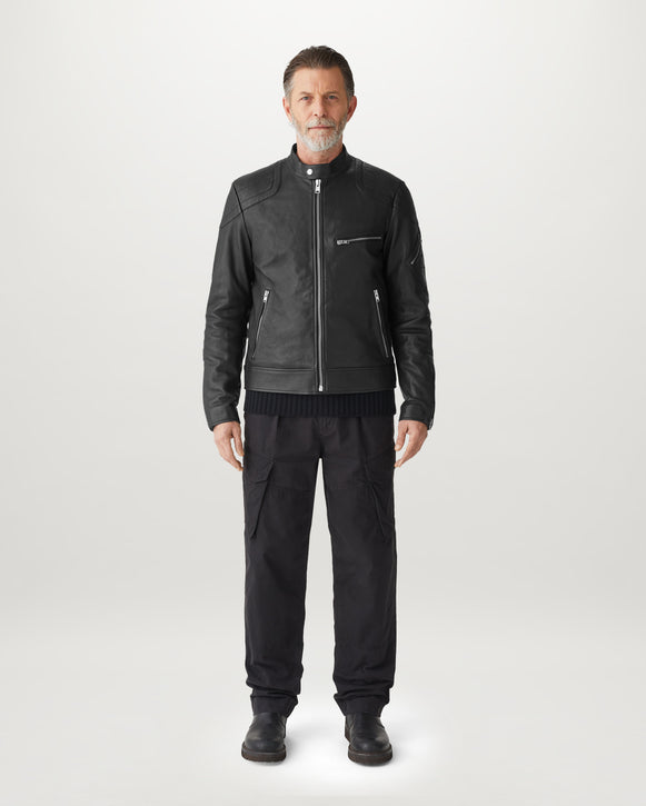 Biker in pelle 104761 T RACER JACKET BLACK BELSTAFF Black 