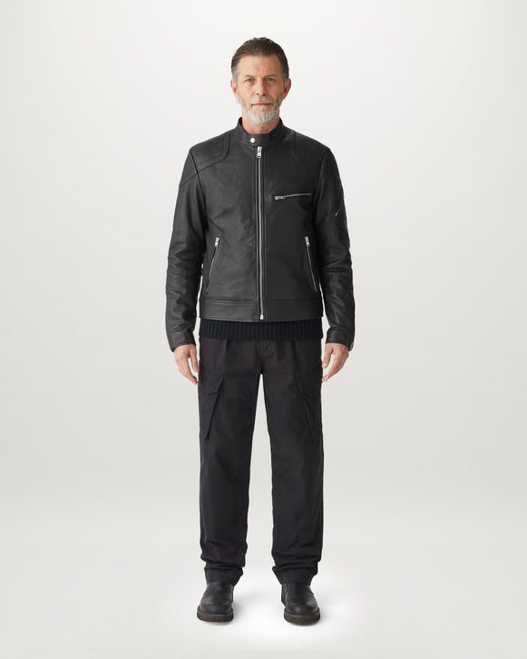 Biker in pelle 104761 T RACER JACKET BLACK BELSTAFF Black 