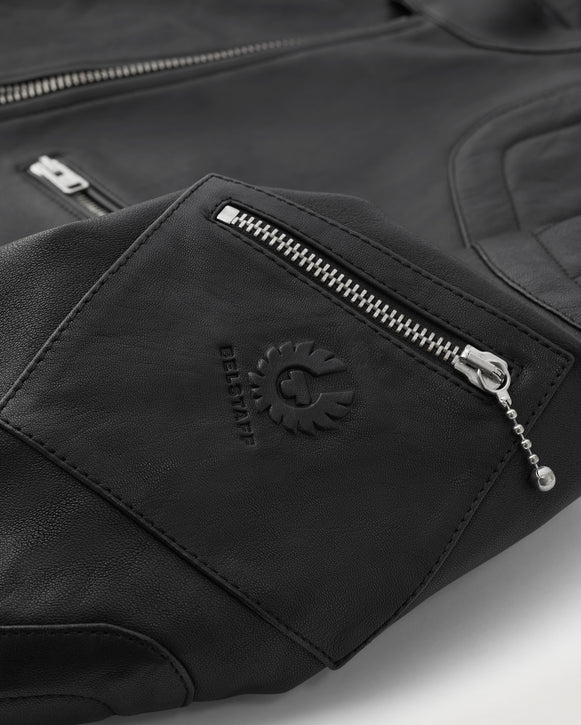 Biker in pelle 104761 T RACER JACKET BLACK BELSTAFF Black 