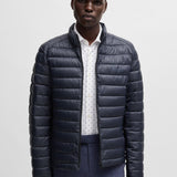 Piumino con logo tono su tono 50481548 10242263 01 404 BOSS Blue 