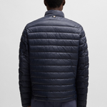 Piumino con logo tono su tono 50481548 10242263 01 404 BOSS Blue 
