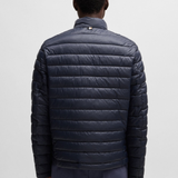 Piumino con logo tono su tono 50481548 10242263 01 404 BOSS Blue 