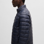Piumino con logo tono su tono 50481548 10242263 01 404 BOSS Blue 