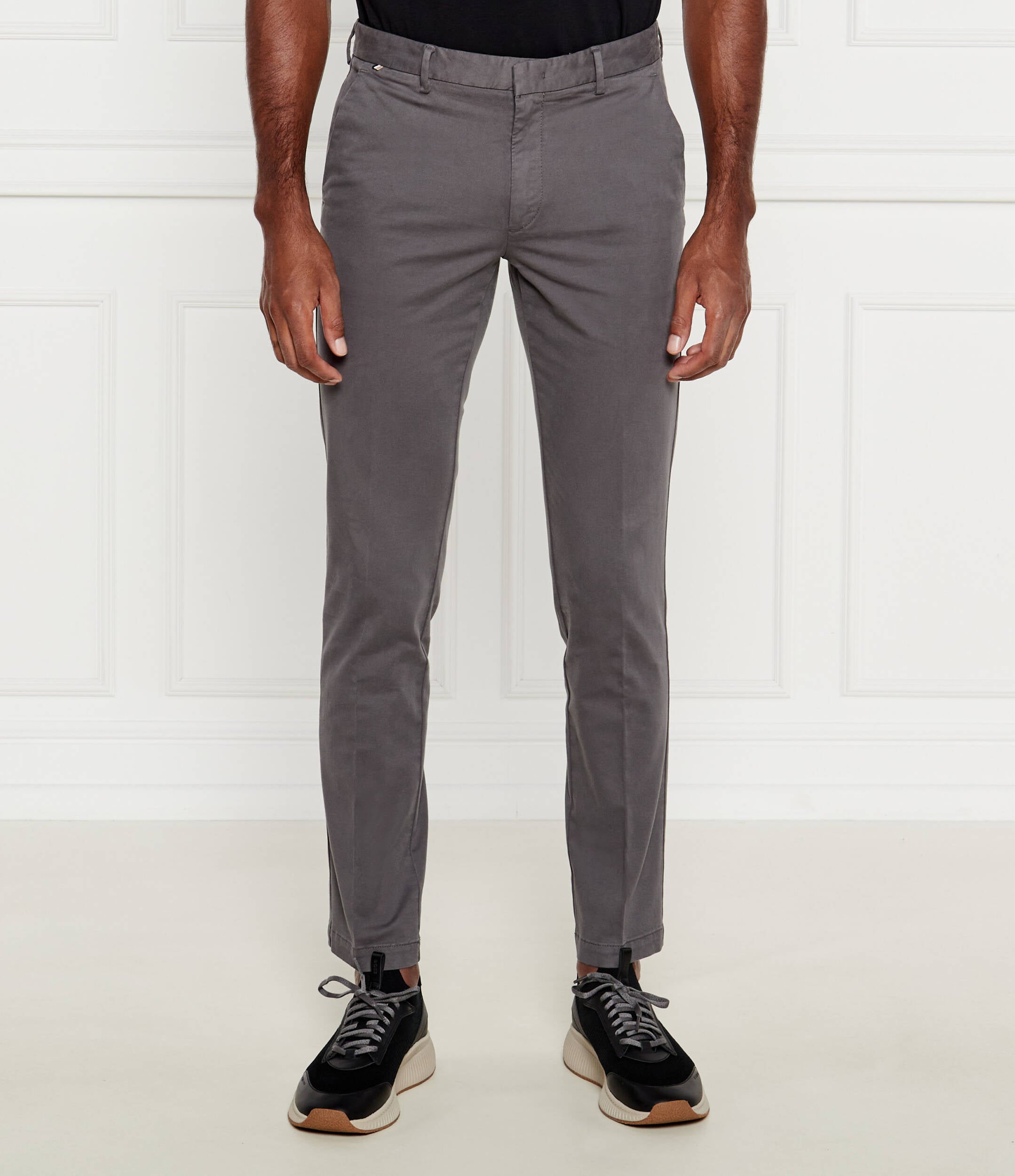 Pantalone in cotone lavato 50487966 10248208 01 032 BOSS Medium grey 