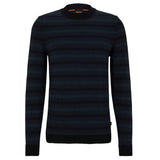 Maglia girocollo fantasia 50523539 10263269 01 404 BOSS Dark blue 