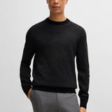 Maglia girocollo fantasia 50526845 10265502 01 001 BOSS Black 