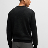 Maglia girocollo fantasia 50526845 10265502 01 001 BOSS Black 