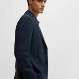 Giacca slim fit in lana elasticizzata 50527897 10263952 01 404 BOSS Dark blue 