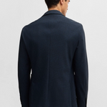 Giacca slim fit in lana elasticizzata 50527897 10263952 01 404 BOSS Dark blue 