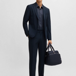 Giacca slim fit in lana elasticizzata 50527897 10263952 01 404 BOSS Dark blue 