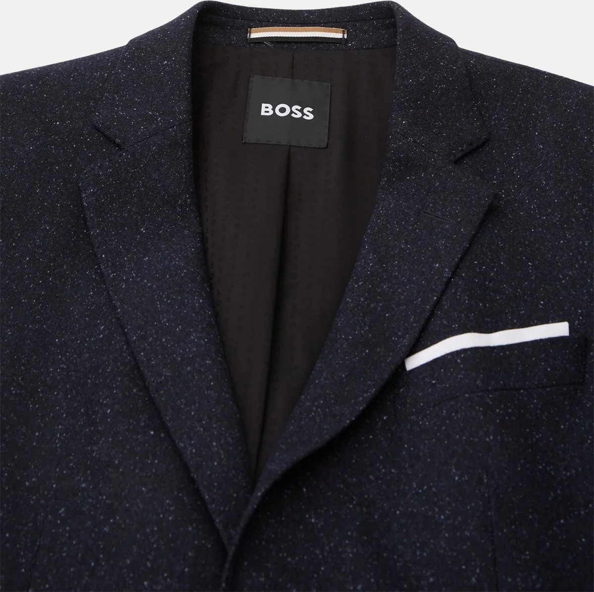 Giacca slim fit in lana elasticizzata 50528083 10167647 401 BOSS Dark blu 