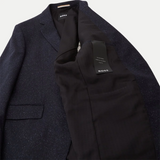 Giacca slim fit in lana elasticizzata 50528083 10167647 401 BOSS Dark blu 