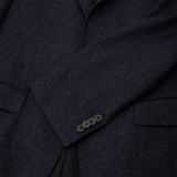 Giacca slim fit in lana elasticizzata 50528083 10167647 401 BOSS Dark blu 