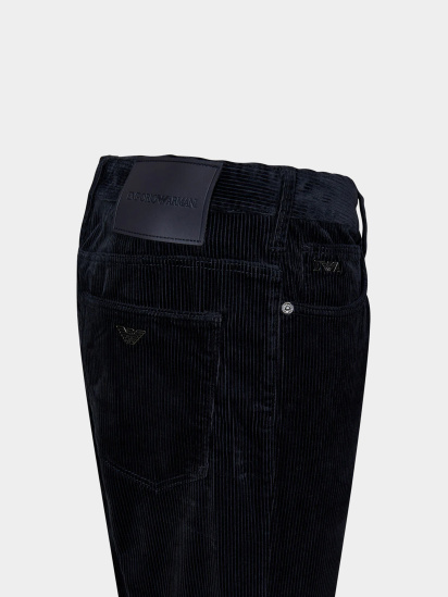Pantalone 5 tasche in velluto elasticizzato 6D1J06 1NUCZ 0920 EMPORIO ARMANI Blu navy 