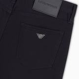 Pantalone 5 tasche in cotone elasticizzato 6D1J75 1NUPZ 0920 EMPORIO ARMANI Blu navy 