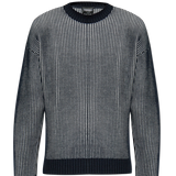 Maglia girocollo a coste inglesi 6D1MXA 1MJHZ 0920 EMPORIO ARMANI Blu navy 