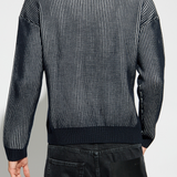 Maglia girocollo a coste inglesi 6D1MXA 1MJHZ 0920 EMPORIO ARMANI Blu navy 