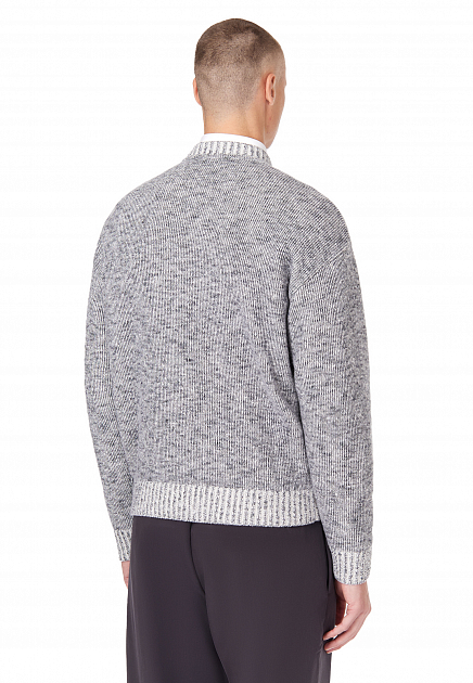 Maglia girocollo in lana 6D1MXB 1MJIZ F915 EMPORIO ARMANI Blue 