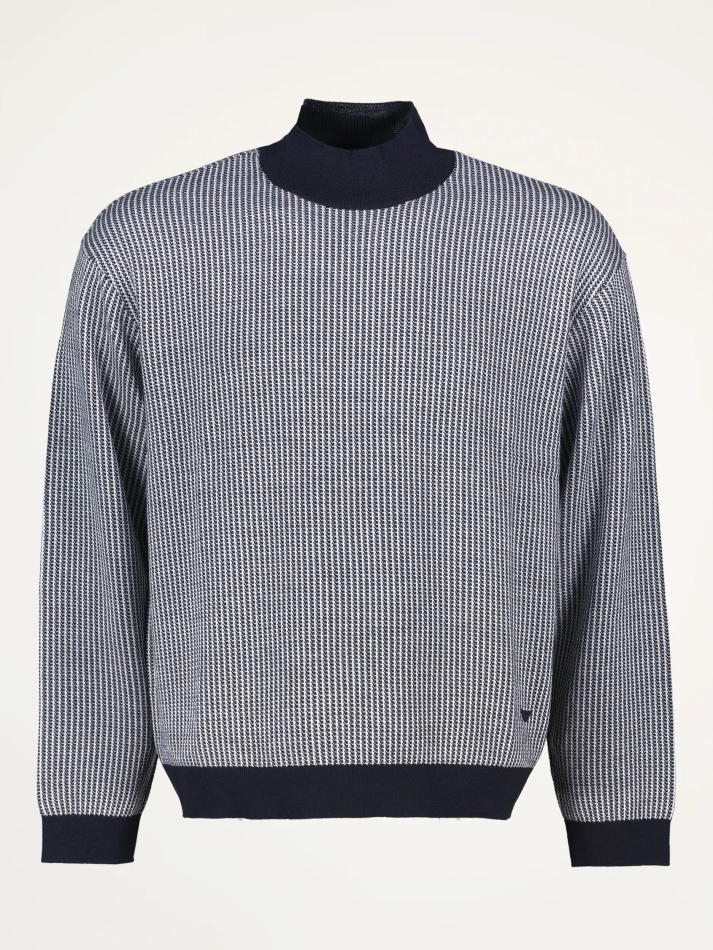 Maglia collo alto in lana 6D1MXS 1MKHZ F934 EMPORIO ARMANI Navy 