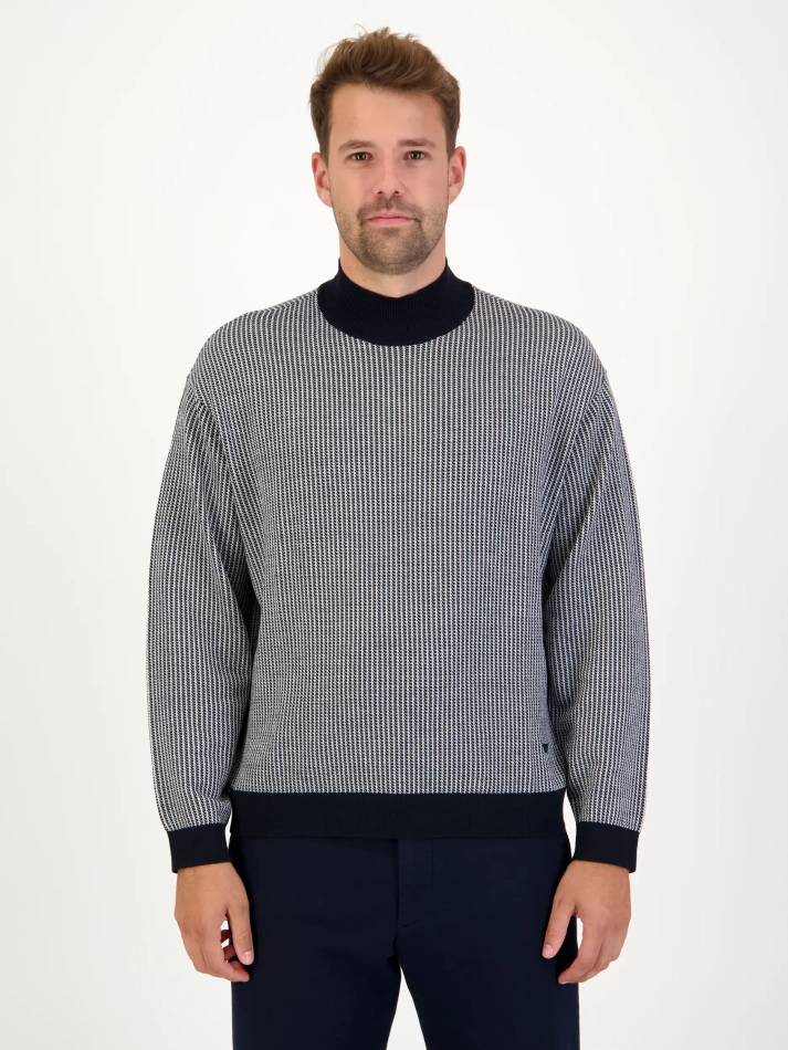 Maglia collo alto in lana 6D1MXS 1MKHZ F934 EMPORIO ARMANI Navy 