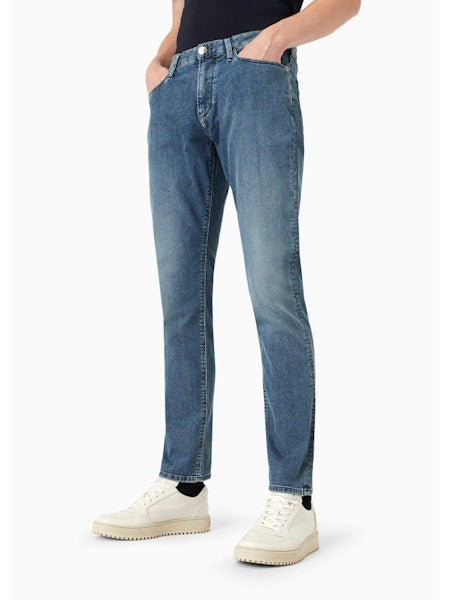 Jeans vestibiltà slim 8N1J06 1G19Z 0943 EMPORIO ARMANI Denim blue 