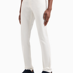 Pantaloni slim fit in twill stretch 8N1J06 1NJ9Z 0101 EMPORIO ARMANI Bianco caldo 