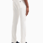 Pantaloni slim fit in twill stretch 8N1J06 1NJ9Z 0101 EMPORIO ARMANI Bianco caldo 
