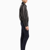 Pantaloni slim fit in twill stretch 8N1J06 1NJ9Z 0920 EMPORIO ARMANI Blu navy 
