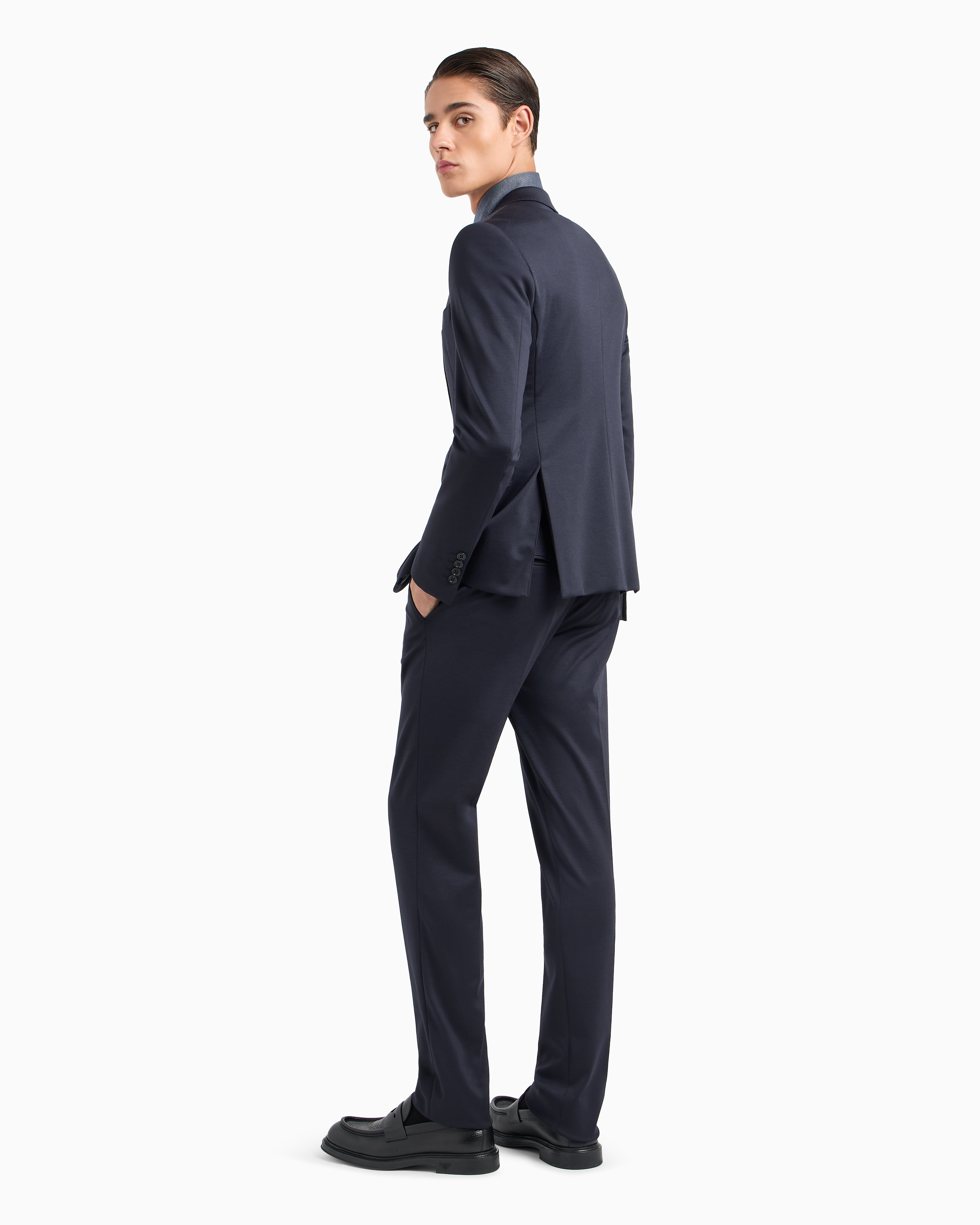 Abito in tessutto stretch EM000479 TE11061 UB109 EMPORIO ARMANI Dark navy 