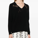 Maglia scollo a V D45EM077EA5 MF099 ERMANNO FIRENZE Nero 