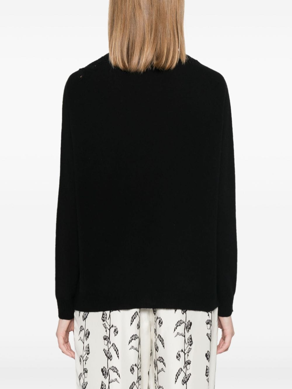 Maglia scollo a V D45EM077EA5 MF099 ERMANNO FIRENZE Nero 