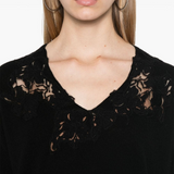 Maglia scollo a V D45EM077EA5 MF099 ERMANNO FIRENZE Nero 