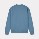 Felpa girocollo con ricamo FE68SW1064MF 67 KENZO Blu avio 