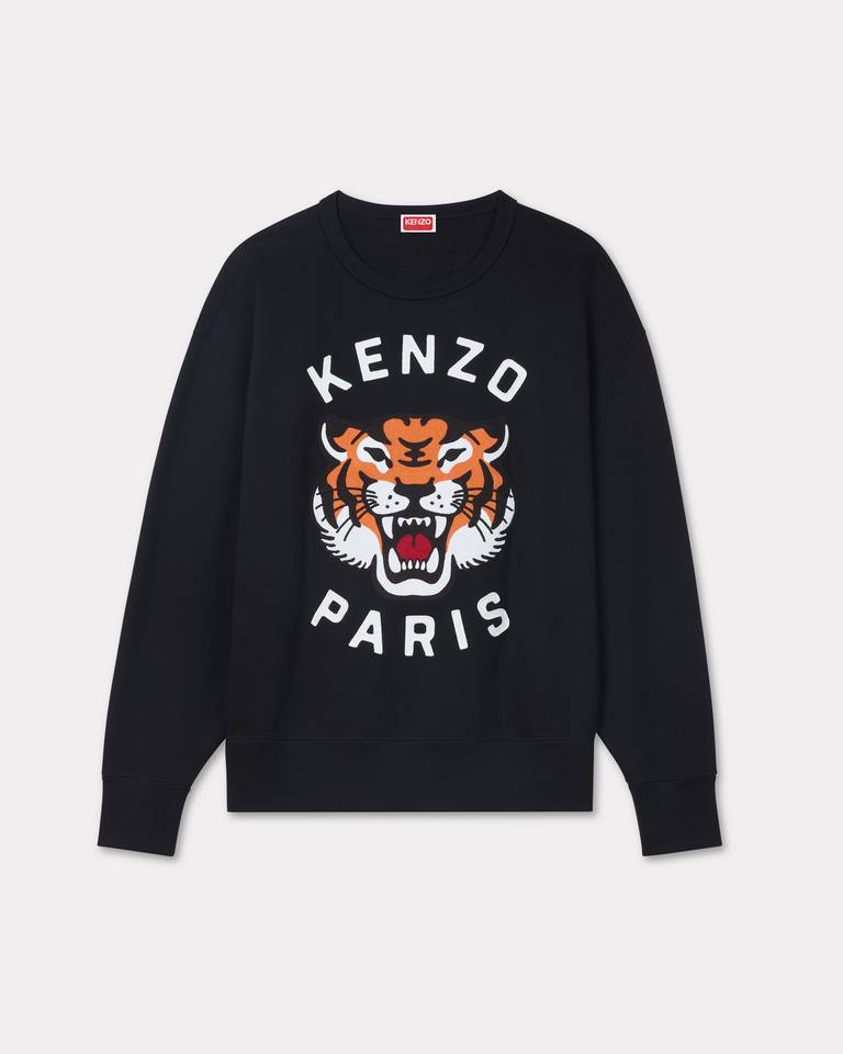 Felpa girocollo con ricamo FE68SW1064MF 99J KENZO Black 