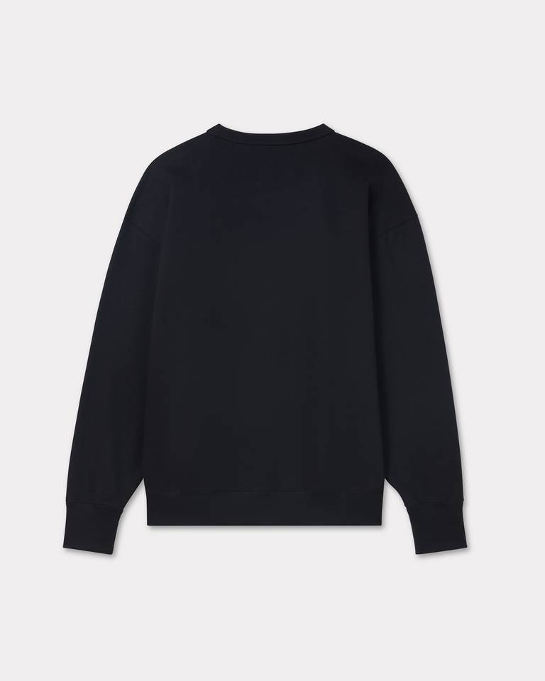 Felpa girocollo con ricamo FE68SW1064MF 99J KENZO Black 