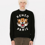 Felpa girocollo con ricamo FE68SW1064MF 99J KENZO Black 